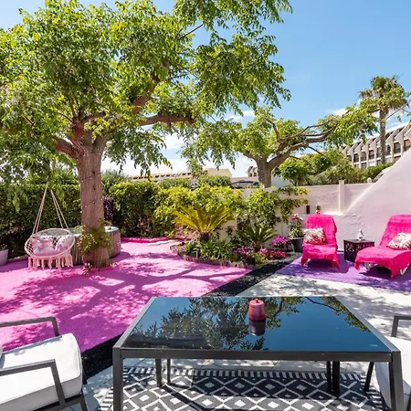 Appartement L'hyliadenna Avec Jardin Au Cœur D'héliopolis - Village Naturiste, à Pied *
