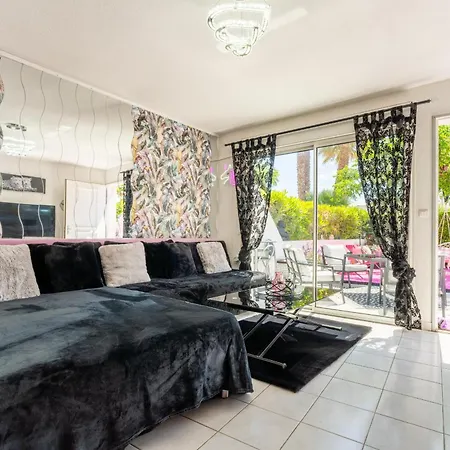 Appartement L'hyliadenna Avec Jardin Au Cœur D'héliopolis - Village Naturiste, à Pied *